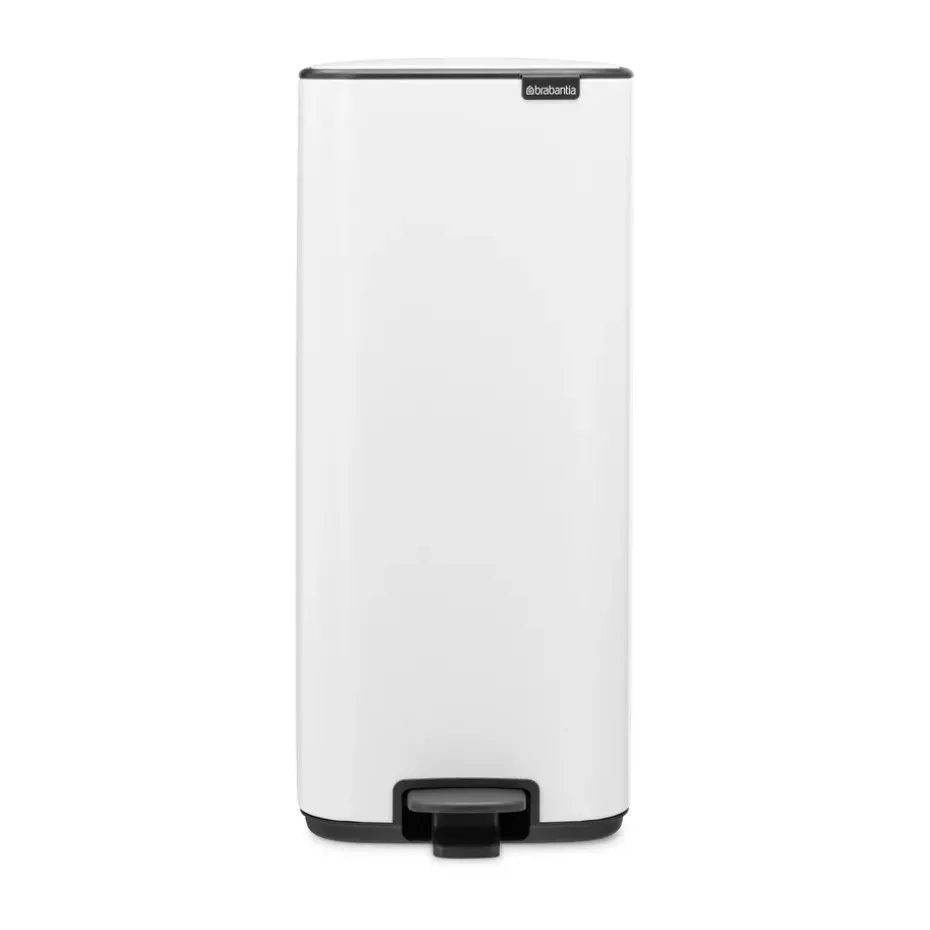 Bo pedal bin 30 L, White