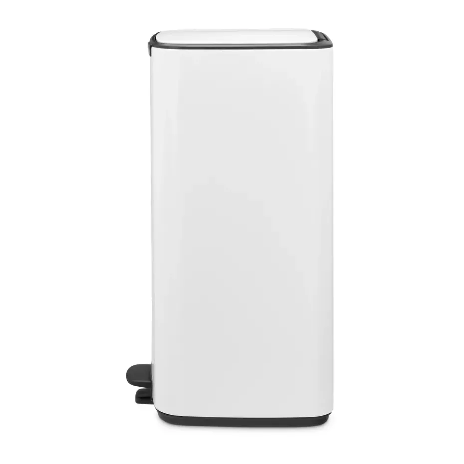 Bo pedal bin 30 L, White