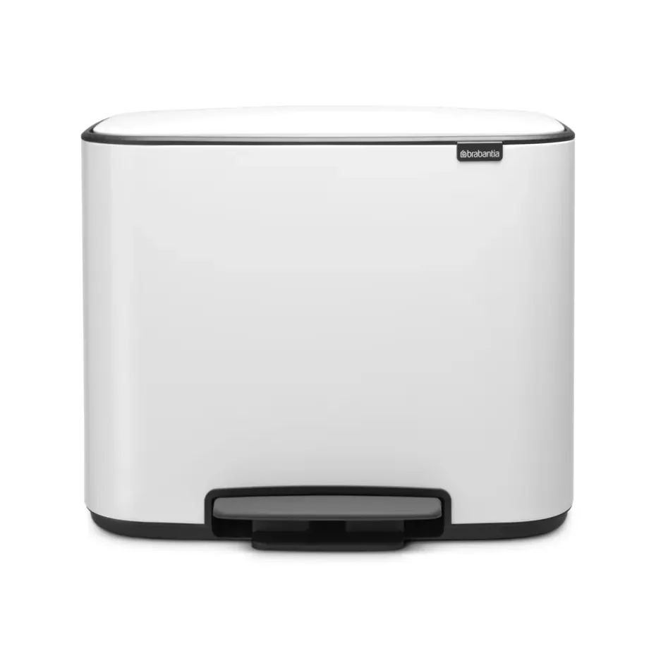Bo pedal bin 36 l, white