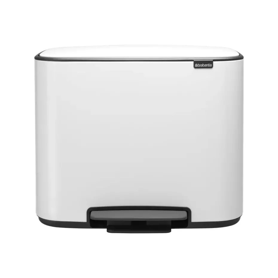 Bo pedal bin 11+23 l, white