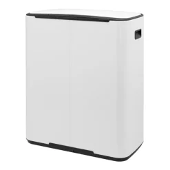 Bo pedal bin 2x30 L, White