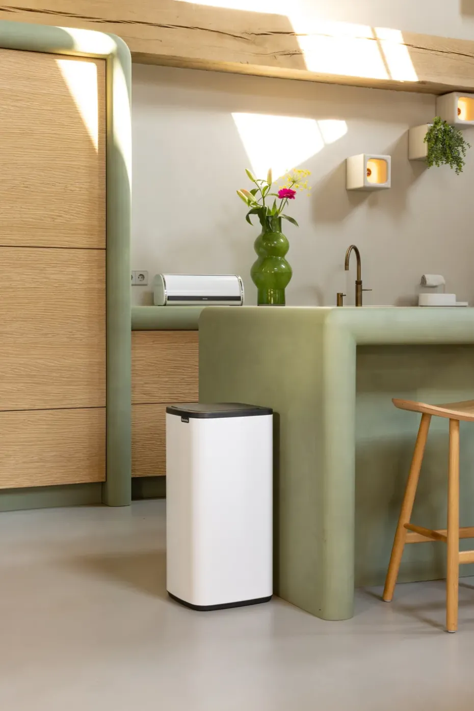 Bo Touch Bin 30 L, White