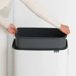 Bo touch bin 60 L, White