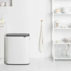 Bo touch bin 60 L, White