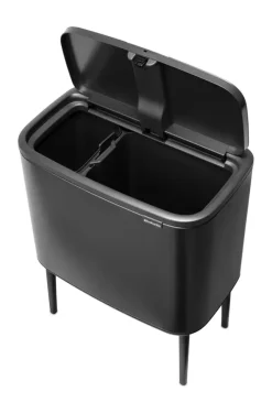 Bo touch bin 11+23 litre, Confident grey