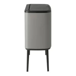 Bo touch bin 36 litre, Mineral concrete grey