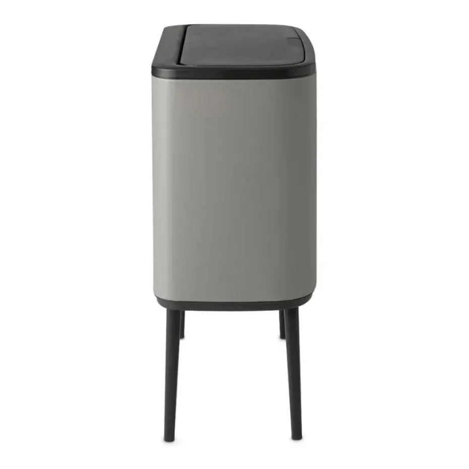 Bo touch bin 36 litre, Mineral concrete grey