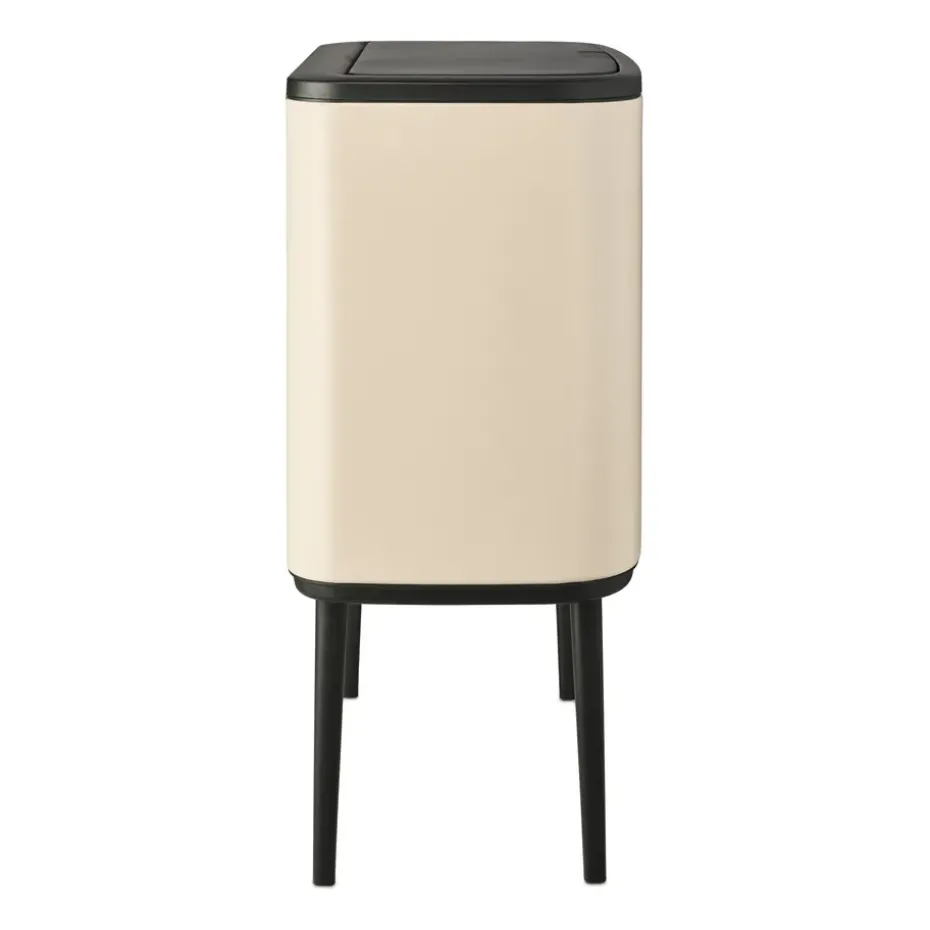 Bo touch bin 11+23 litre, Soft beige