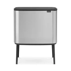 Bo touch bin 3 x 11 litre, matte stainless steel