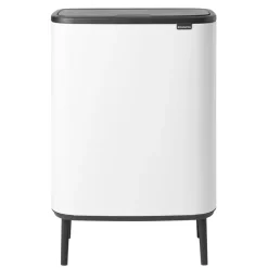 Bo touch bin high 60 L, White
