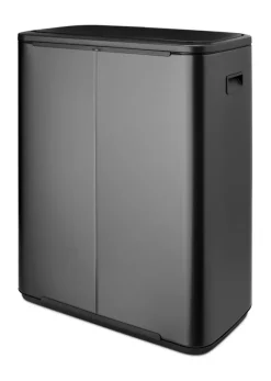 Bo touch bin 2x30 L, Confident grey