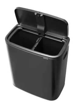 Bo touch bin 2x30 L, Confident grey