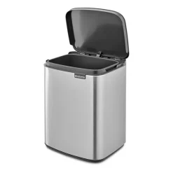 Bo waste bin 7 L, Brushed steel - matte