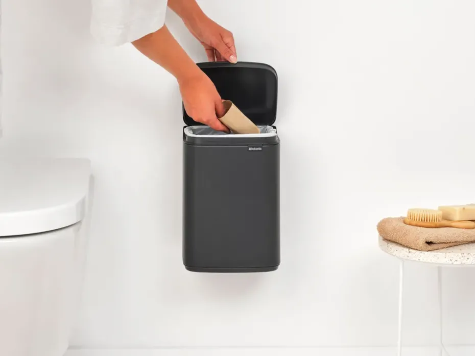 Bo waste bin 4 L, Mineral infinite grey