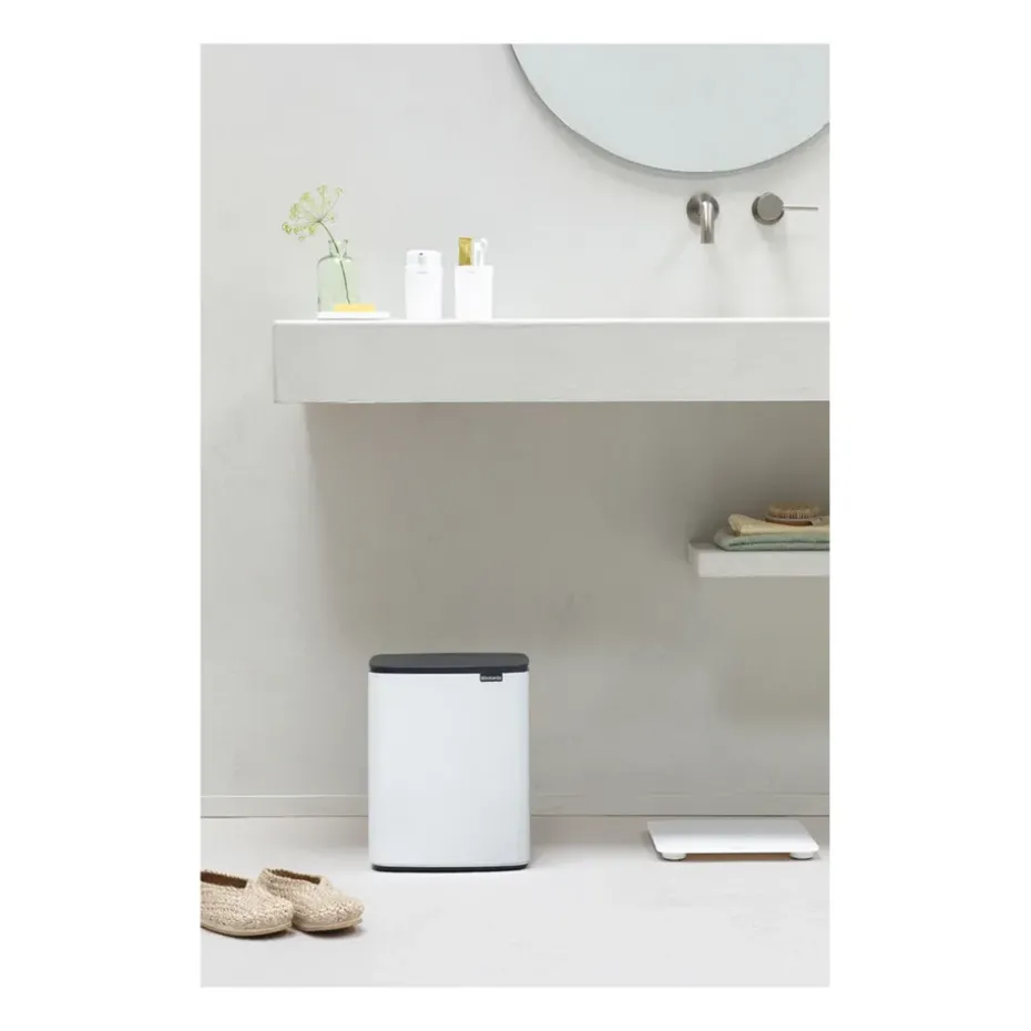 Bo waste bin 12 L, White