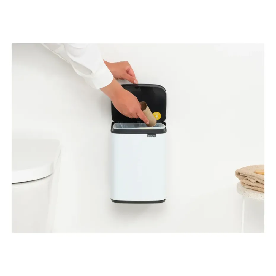 Bo waste bin 4 L, White