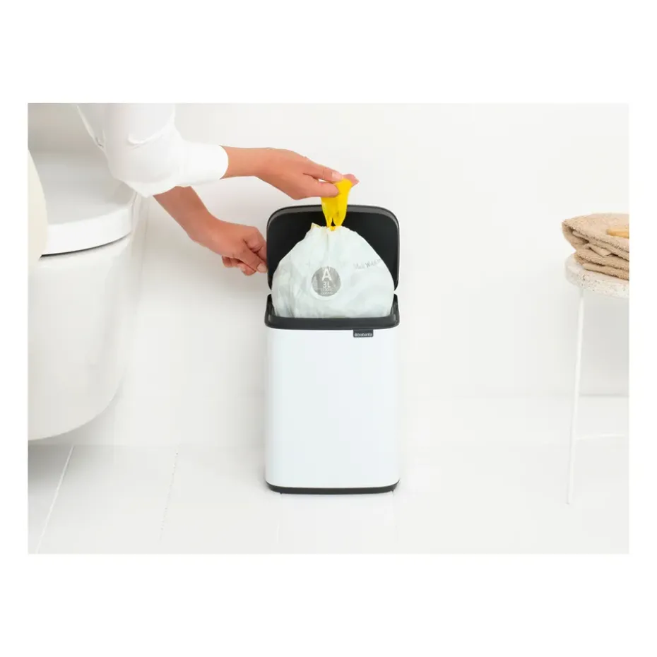 Bo waste bin 4 L, White