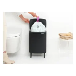 Bo waste bin high 12 L, Matte black