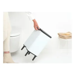 Bo waste bin high 12 L, White