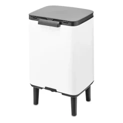 Bo waste bin high 7 L, White