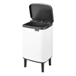Bo waste bin high 7 L, White