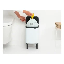 Bo waste bin high 4 L, White