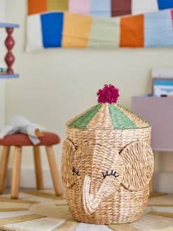 Bobo basket with lid 35x50 cm, Natural