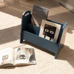 Book holder bookshelf for children, Blue