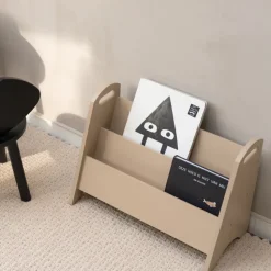 Book holder bookshelf for children, Beige