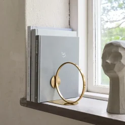 Book Ring book rest 15 cm, brass