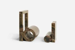 Booknd book support marble, Brown