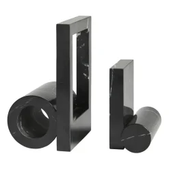 Booknd book support marble, Black