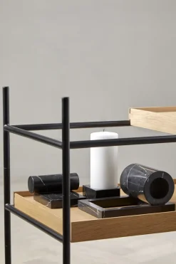 Booknd book support marble, Black