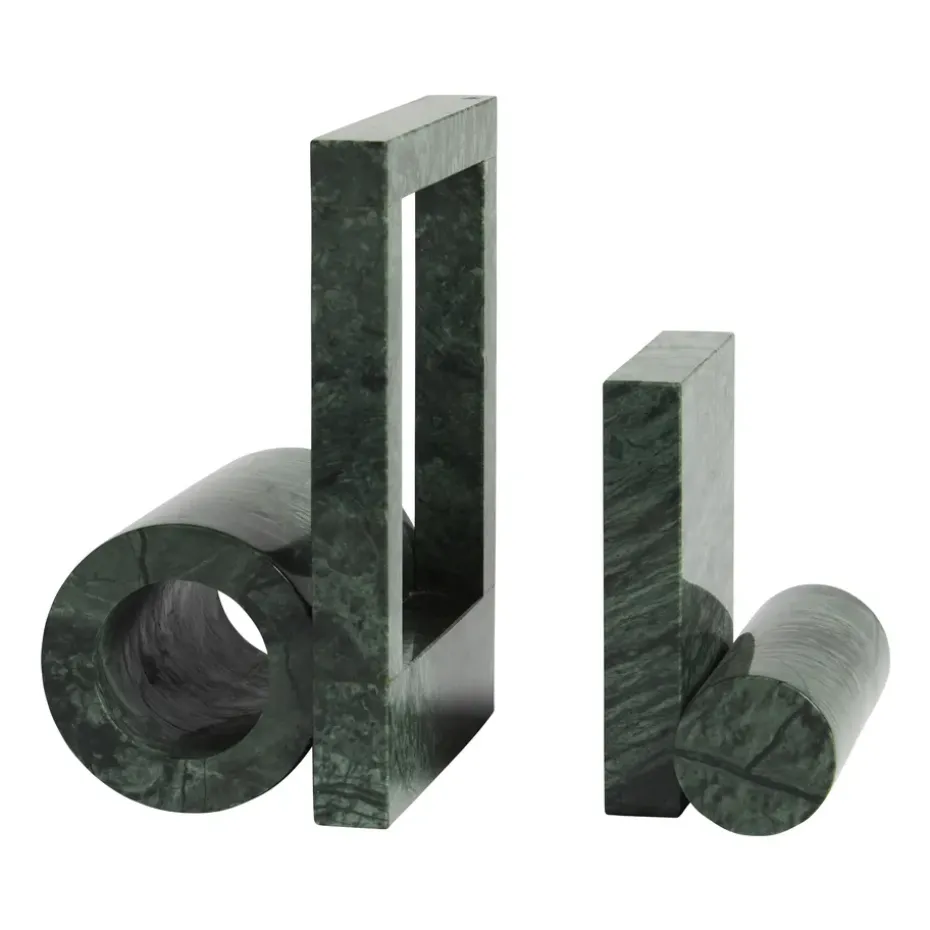 Booknd book support marble, Green