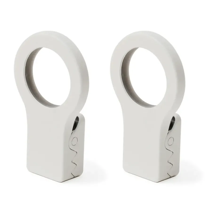 Bosign Loop clips for kitchen towel 2-pack, White