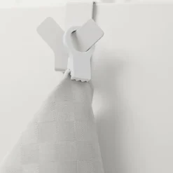 Bosign Loop clips for kitchen towel 2-pack, White