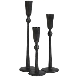 Boule candle sticks black, Small