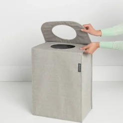 Brabantia laundry bag fabric rectangular 55 liters, light grey