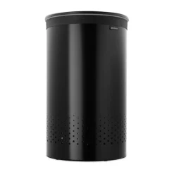Brabantia laundry basket plastic lid 60 L, Matte black