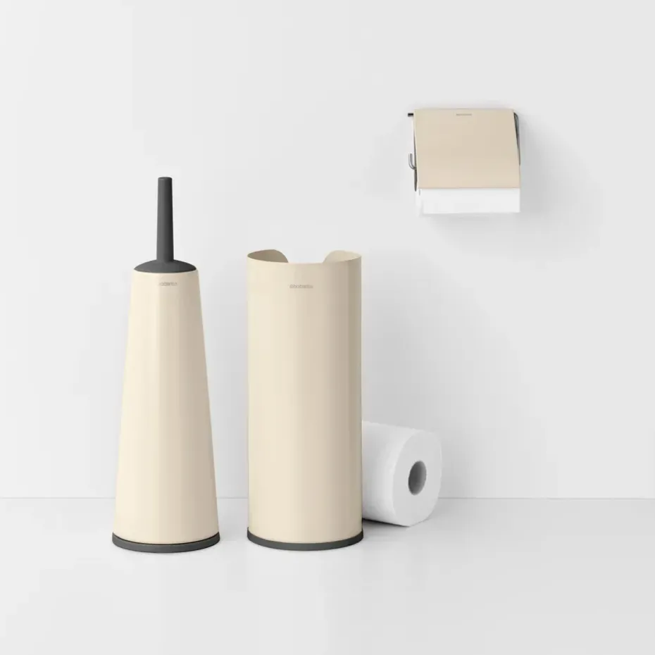 Brabantia ReNew bathroom accessories 3-pieces, Soft Beige