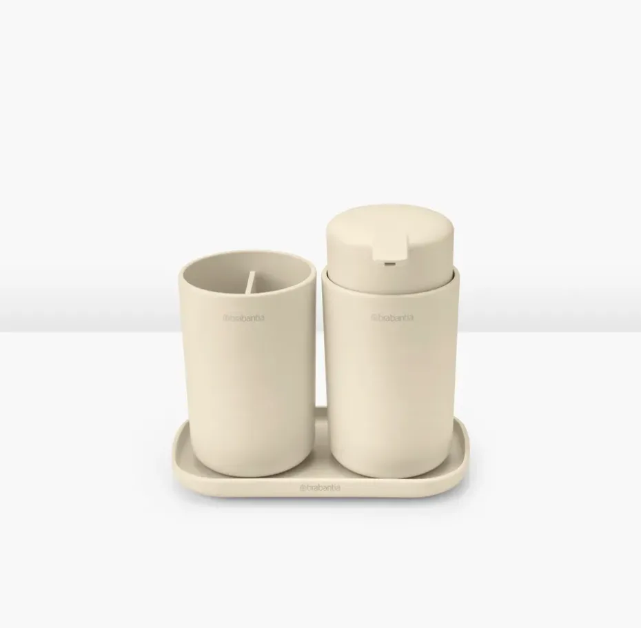 Brabantia ReNew sink organizer 3 pieces, Soft Beige