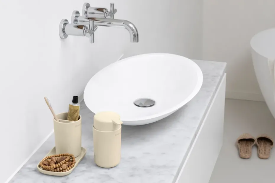 Brabantia ReNew sink organizer 3 pieces, Soft Beige