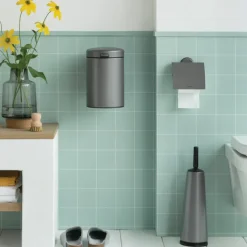 Brabantia ReNew toilet brush, platinum