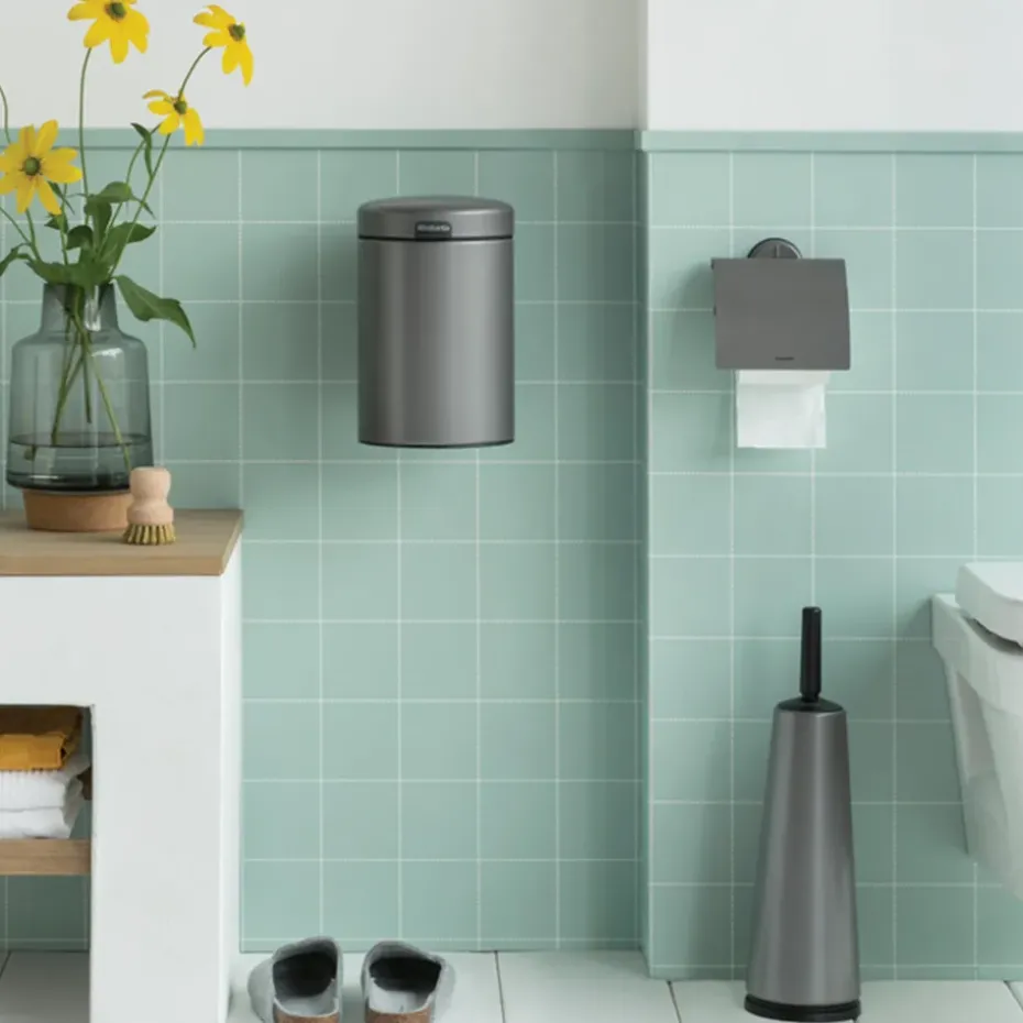 Brabantia ReNew toilet brush, platinum