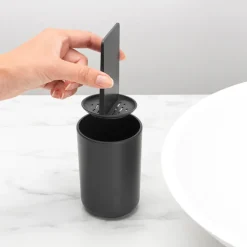 Brabantia ReNew toothbrush holder, dark grey