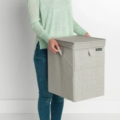Brabantia stackable laundry basket 35 l., light grey