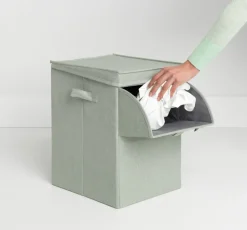 Brabantia stackable laundry basket 35 l., green