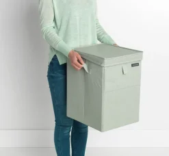 Brabantia stackable laundry basket 35 l., green