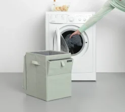 Brabantia stackable laundry basket 35 l., green
