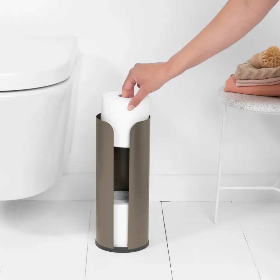Brabantia toilet paper holder 3 rolls, platinum